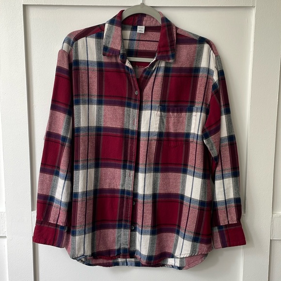 Flannel Plaid Top - Picture 1 of 6